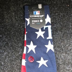 Tampa Bay rays Fourth of July stance socks